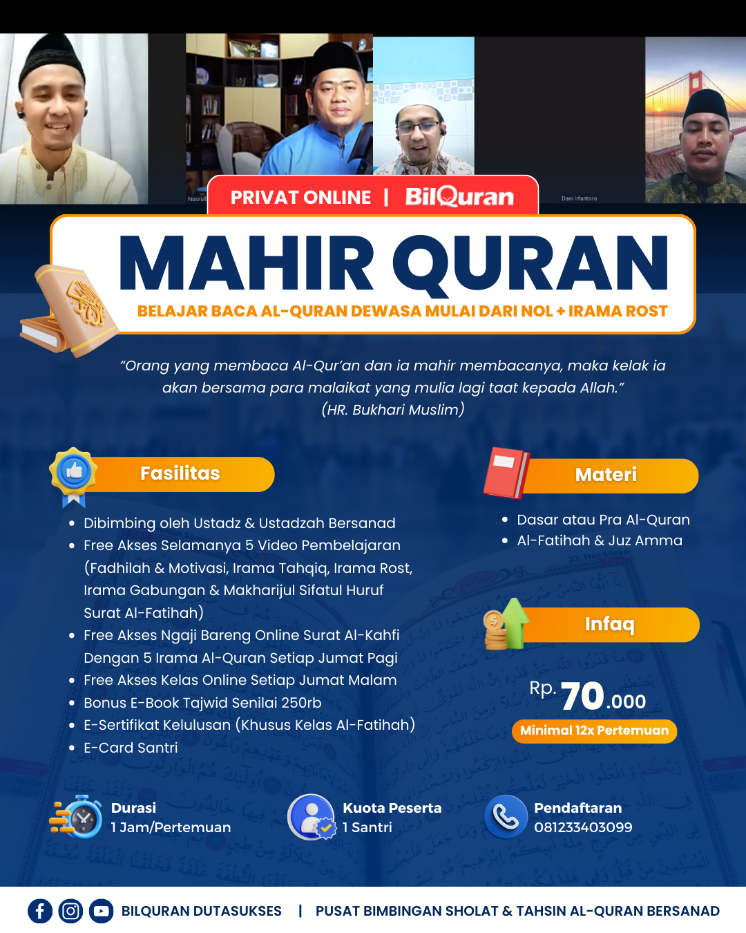 Privat Ngaji Online dan Offline di BilQur’an: Solusi Belajar Al-Qur’an Praktis dan Menyenangkan
