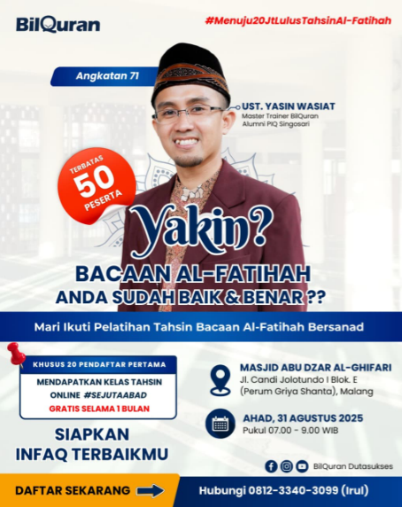 Pelatihan Tahsin: Bacaan Al-Fatihah Bersanad