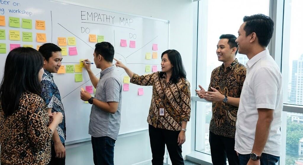 Suasana Workshop Empathy Mapping